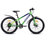 Велосипед 24" Rocket Aries Pro 2.0, цвет зеленый, размер 13"  24SD.R-ARSPRO.13GN.24 / 435070